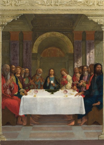 De instelling van de Eucharistie door Ercole de Roberti